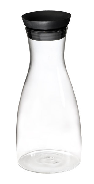 Glaskaraffe 1,00 l / hitzebeständig
